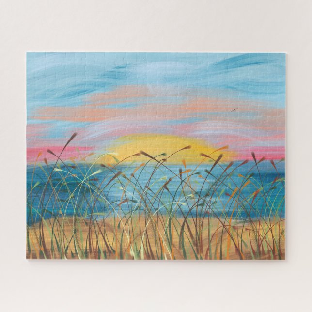 Puzzle Lever du soleil sur l'eau (puzzle) (Horizontal)