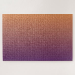 Puzzle Lever du soleil - Violet à Pêcher Dégradé subtil M