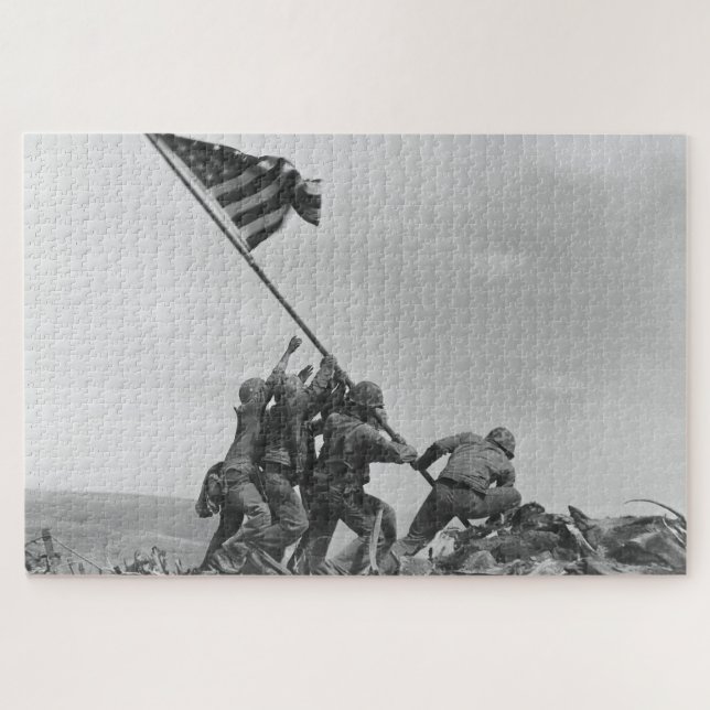Puzzle lever le drapeau sur Iwo Jima (Horizontal)
