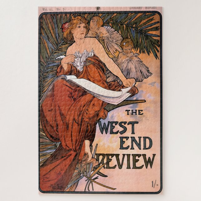 Puzzle L'examen de la fin ouest par Alphonse Mucha (Vertical)
