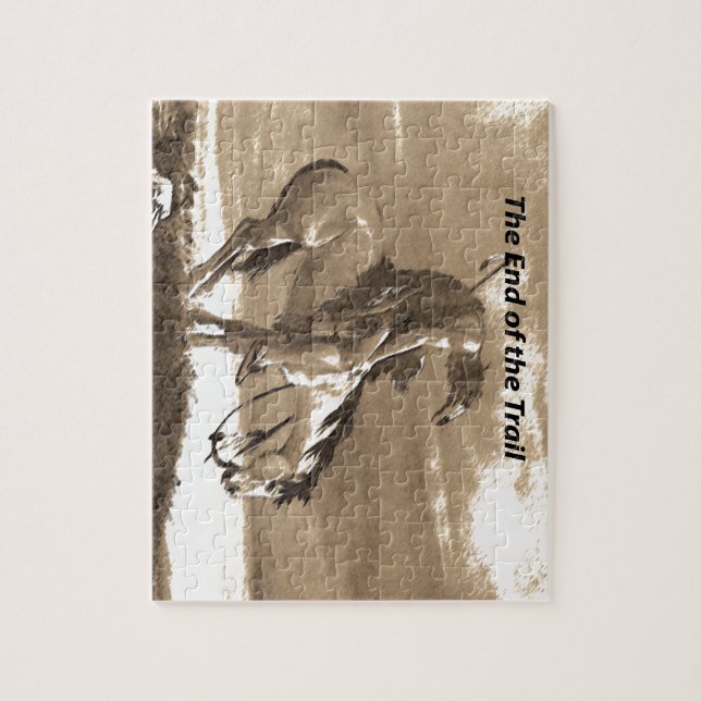 Puzzle L'extrémité de la traînée (Vertical)