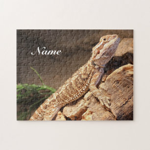 Puzzle Lézard Dragon Porté Par Un Bébé Personnalisé