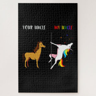 Puzzle LGBT Gay Pride Rainbow Flag Custom Gift