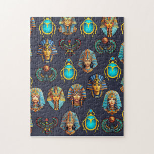 Puzzle L'héritage du pharaon : motifs antiques égyptiens