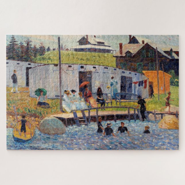 Puzzle L'heure de la baignade de Renoir Impressionniste P (Horizontal)