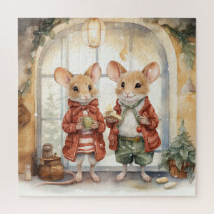 Puzzle L'heure du thé dans le trou de souris