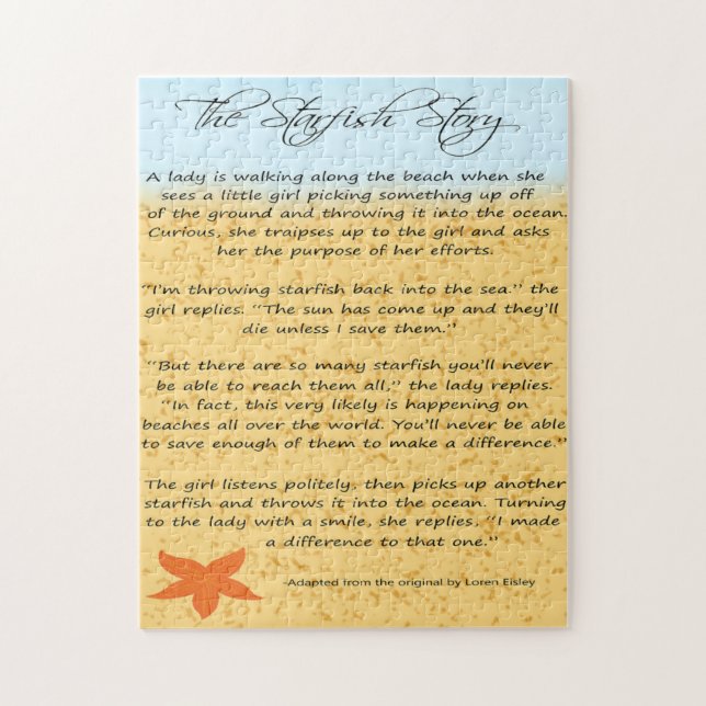 Puzzle L'histoire de Starfish (Vertical)