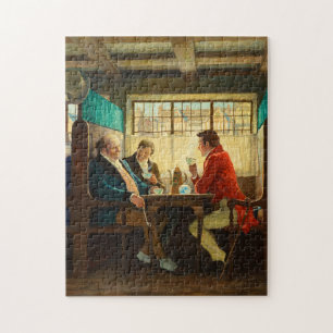 Puzzle L'histoire du café par Newell Convers Wyeth