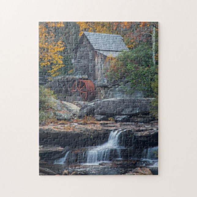 Puzzle L'historique usine Grist Mill sur Glade Creek 2 (Vertical)