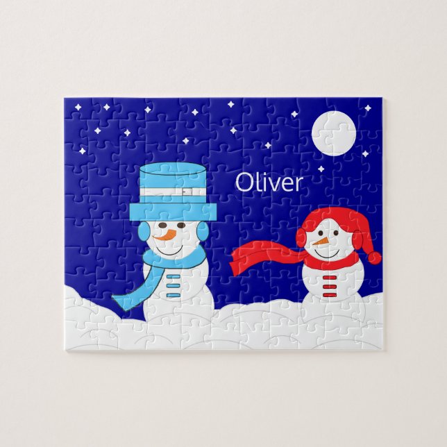 Puzzle L'hiver est neigeux : (Horizontal)