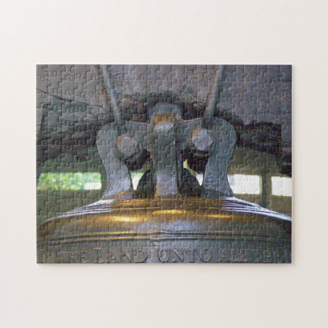 Puzzle Liberty Bell Philadelphie. (Horizontal)