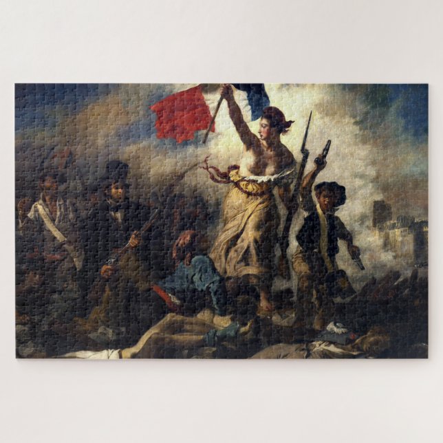 Puzzle Liberty Leader du peuple - Eugène Delacroix (Horizontal)