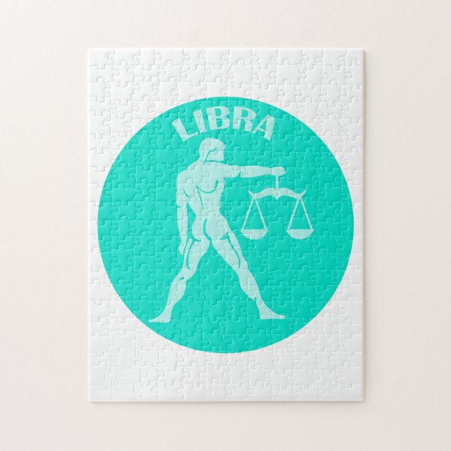 Puzzle Libra, Zodiac Sign, Horoscope, Astrology (Vertical)