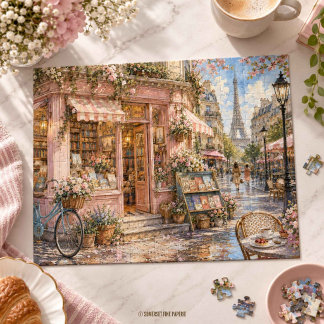 Puzzle Librairie Rose à Paris