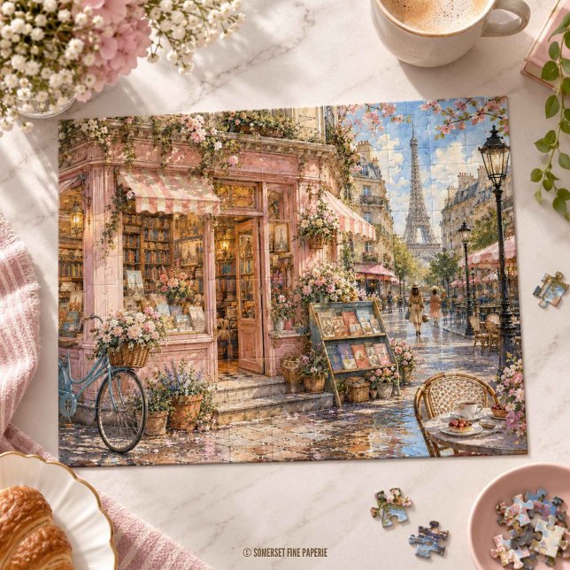 Puzzle Librairie Rose à Paris (Créateur téléchargé)