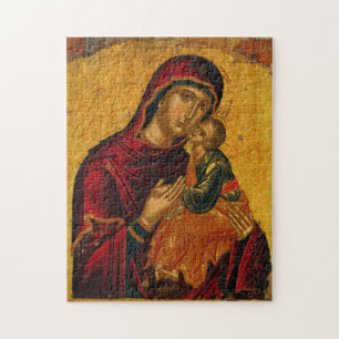 Puzzle L'icône Theotokos et Christ Child