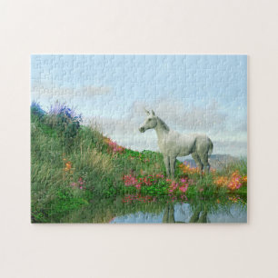 Puzzle licorne blanche mystique   IMAGINAIRE
