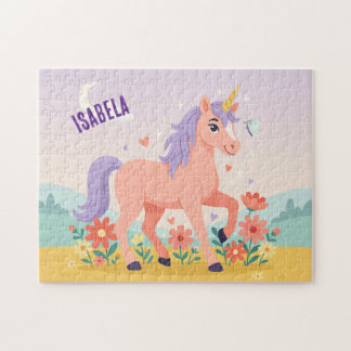Puzzle Licorne Magique Fantastique Personnalisée