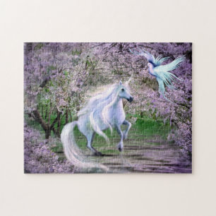 Puzzle licorne pastel magique