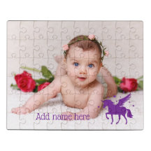 Puzzle Licorne Personnalisé - Puzzle Photo Personn