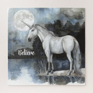 Puzzle Licorne Pleine Lune Croire