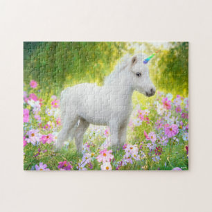 Puzzle Licorne Poney Blanc