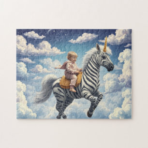 Puzzle Licorne Zèbre Magique