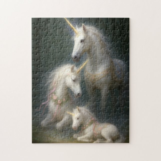 Puzzle Licornes nouveau-né bébé (Vertical)