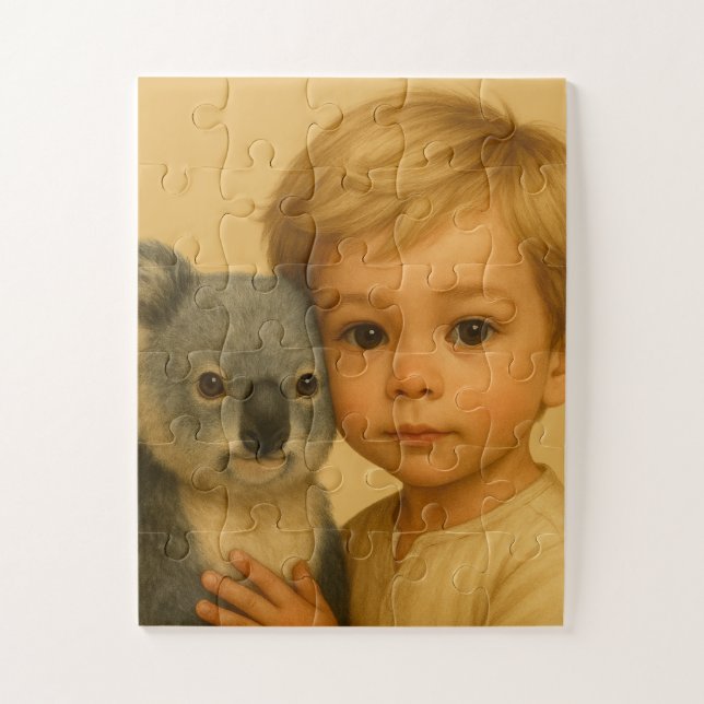 Puzzle Lien de la nature sauvage et de l'innocence (Koala (Vertical)