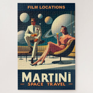 Puzzle Lieux de tournage des affiches de voyage spatial M