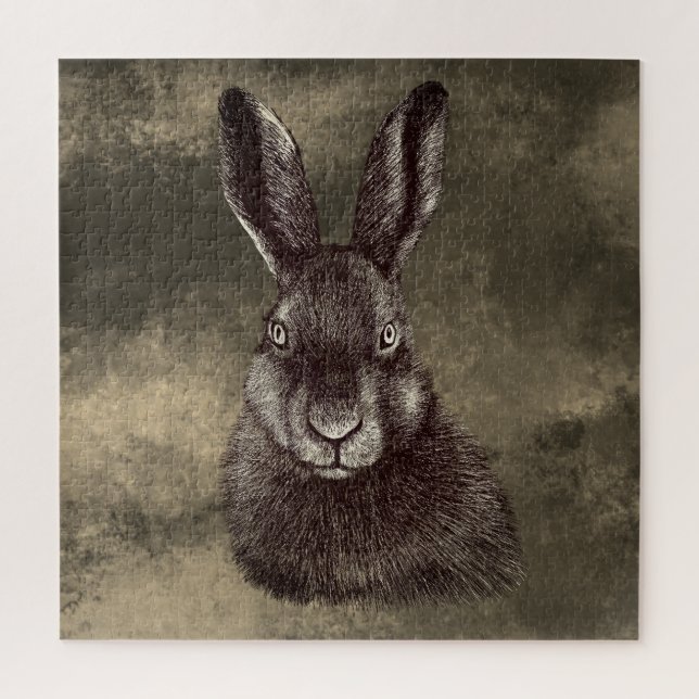 Puzzle Lièvre, lapin, dessin (Vertical)