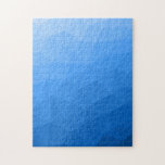 Puzzle Light Blue gradient geometric mesh pattern<br><div class="desc">Light Blue gradient geometric mesh pattern Jigsaw Puzzle. 
Triangle geometric mesh with light dark blue ombre modern gradient.</div>