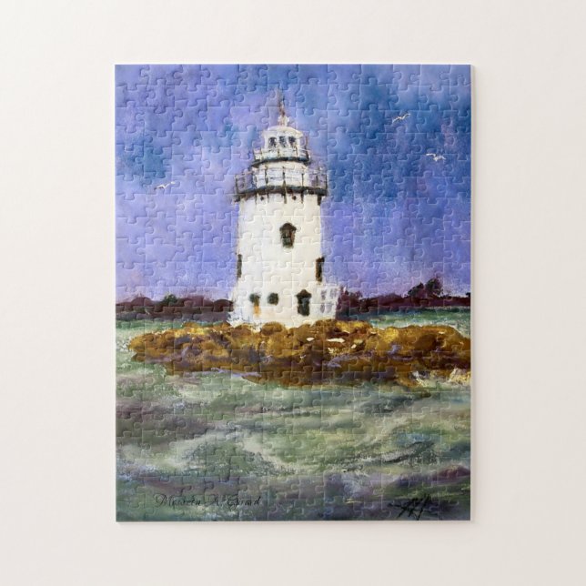 Puzzle Lighthouse Maureen Girard Ocean (Vertical)