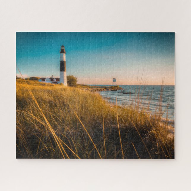 Puzzle Lighthouses | Big Sable Lighthouse Ludington (Horizontal)