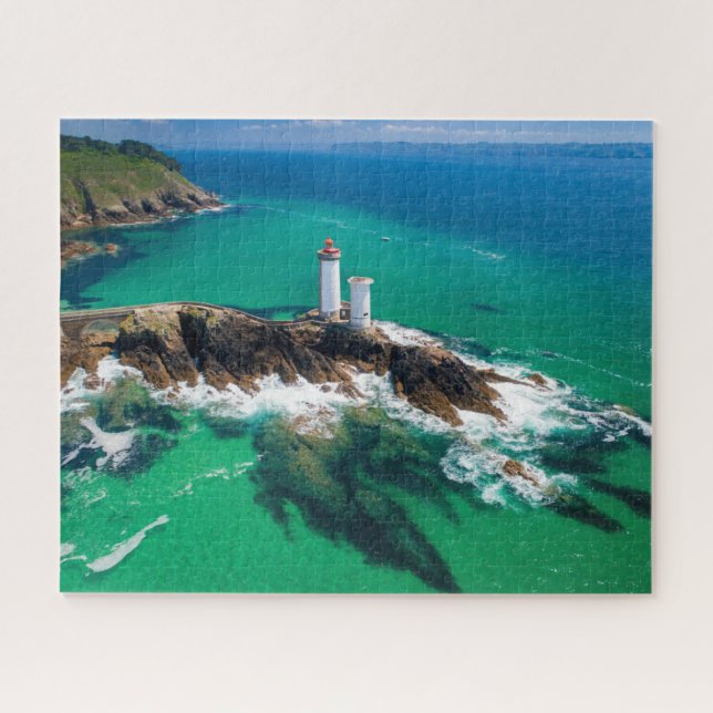 Puzzle Lighthouses | Finistère Brest Bretagne Lighthouse (Horizontal)