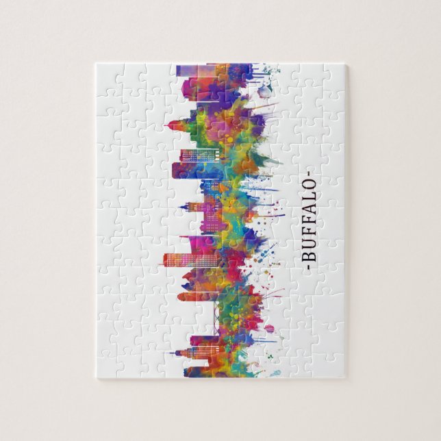 Puzzle Ligne aérienne de Buffalo (Vertical)