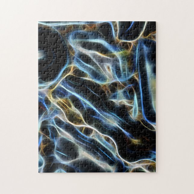 Puzzle Ligne colorée Art Motif créatif (Vertical)