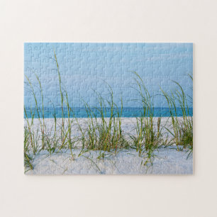 Puzzle Ligne D'Aiguilles De Mer En Sable Blanc