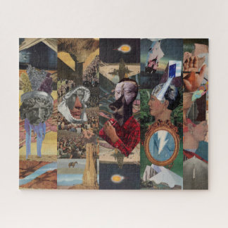 Puzzle Ligne de collage vers le haut
