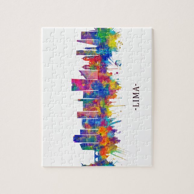 Puzzle Ligne de Lima Pérou (Vertical)