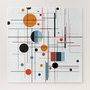 Puzzle Lignes minimalistes modernes géométriques abstrait
