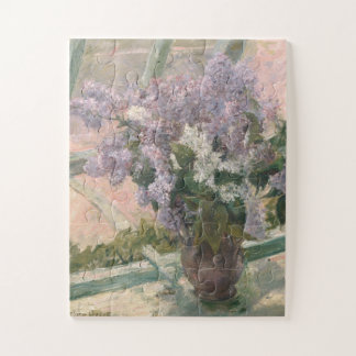 Puzzle Lilacs dans la fenêtre par Mary Cassatt Peintre am