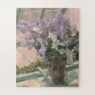 Puzzle Lilacs dans la fenêtre par Mary Cassatt Peintre am