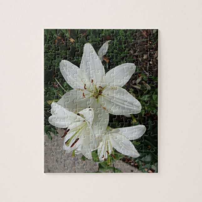 Puzzle Lilly blanc (Vertical)