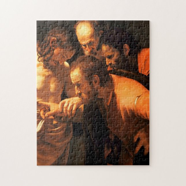 Puzzle L'Incrédulité De Saint Thomas Par Caravaggio (Vertical)
