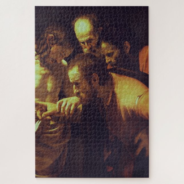 Puzzle L'Incrédulité de saint Thomas par Le Caravage (Vertical)