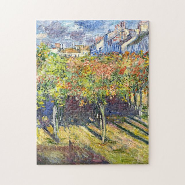 Puzzle Lindens of Poissy Monet Fine Art (Vertical)