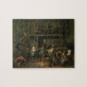 Puzzle L'intérieur d'une taverne avec un couple dansant 