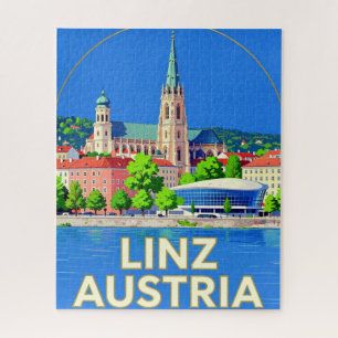 Puzzle Linz Autriche Voyage Monuments de la Ville  