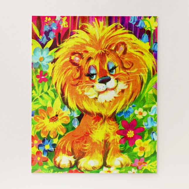 Puzzle lion (Vertical)